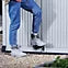 880L Outdoor Bin Storage Unit, Resin Storage Box, 132 × 71.5 cm, Grey